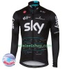 Wielershirt 2017 Team Sky N001 Winter Thermal Fleece